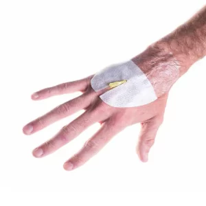 Transparent IV Fixation Dressing Ported
