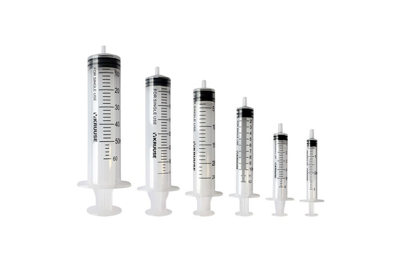 Syringe 3-Part Luer Slip Concentric / Eccentric